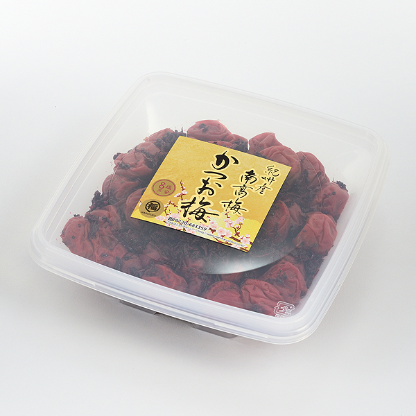 紀州南高梅 こだわりの かつお梅（500g 塩分約8％）